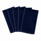 5 pcs/pk Glitter Velvet 20"x20" Linen Napkin Navy Blue bundle image