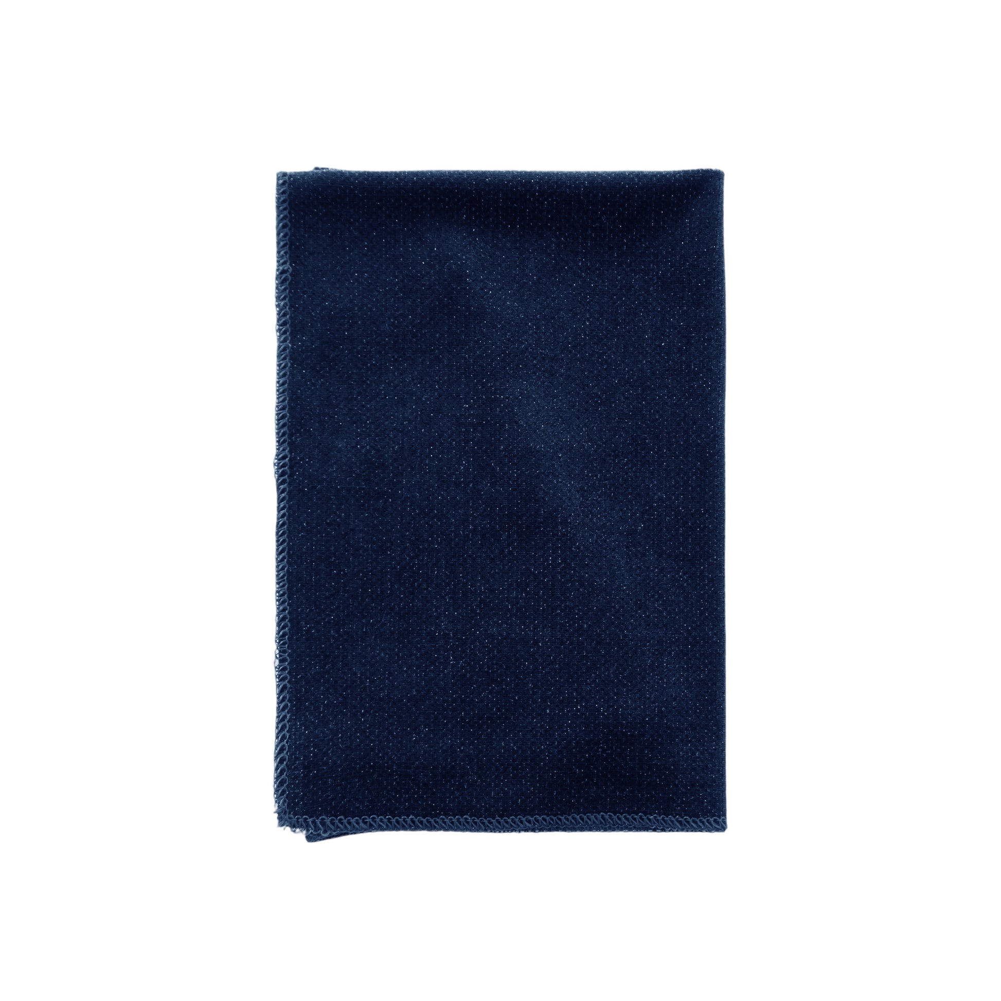 5 pcs/pk Glitter Velvet 20"x20" Linen Napkin Navy Blue fold