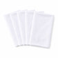 5 pcs/pk Glitter Velvet 20"x20" Linen Napkin White bundle