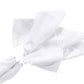 5 pcs/pk Glitter Velvet 20"x20" Linen Napkin White close up