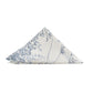 5 pcs/pk Leaf Branch Reversible Jacquard Napkin 20"x20" Dusty Blue triangle fold
