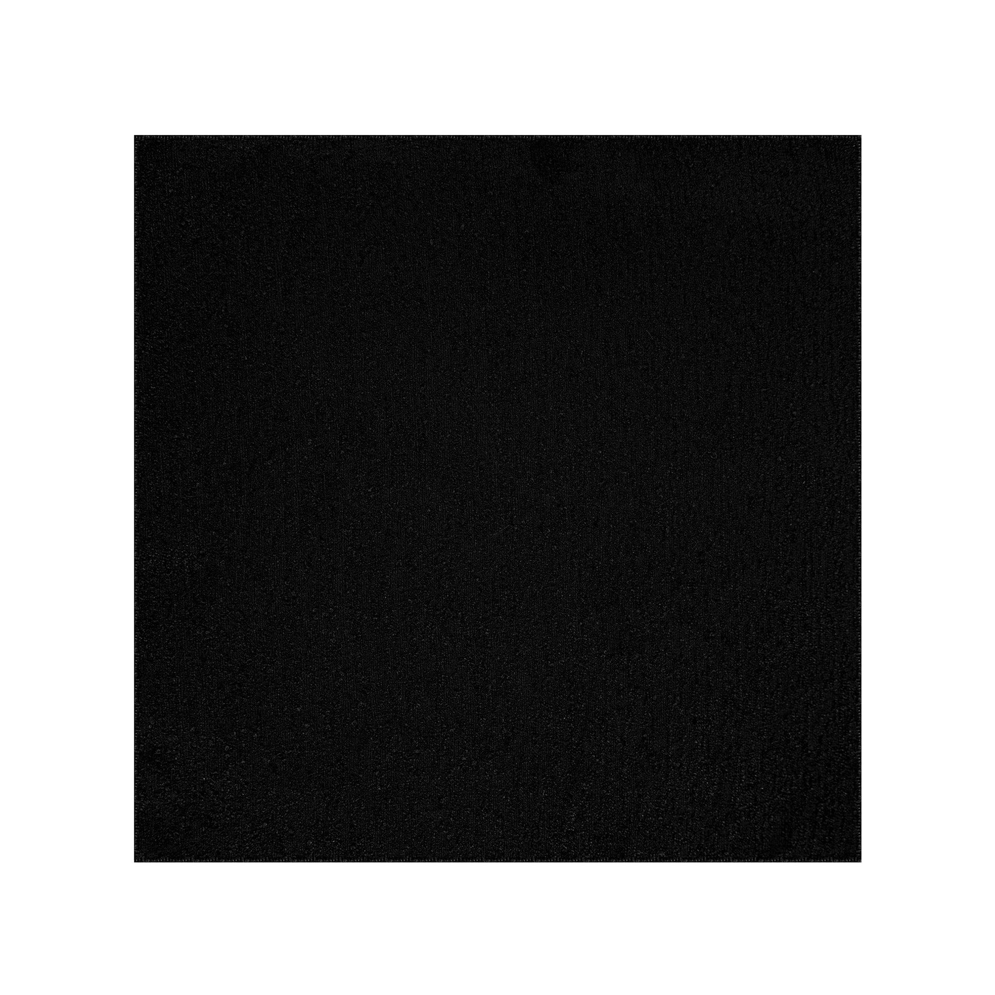 5 pcs/pk Luxury Boucle 20"x20" Linen Napkin Black  layed flat