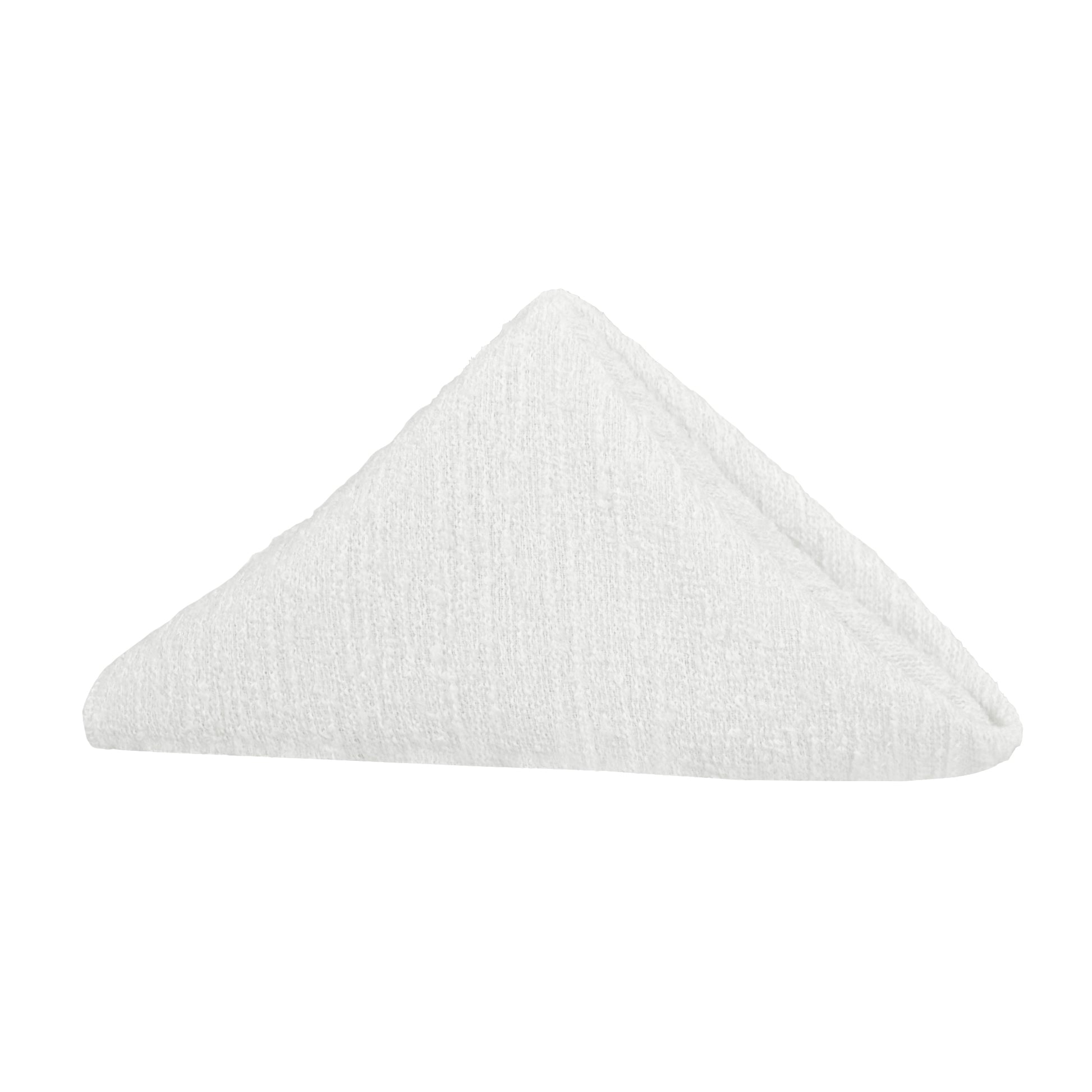 5 pcs/pk Luxury Boucle 20"x20" Linen Napkin White - CV Linens
