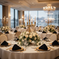 5 pcs/pk Premium Linen-Look Panama Weave 20"x20" Napkin Black- Wedding Reception 