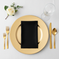 5 pcs/pk Premium Linen-Look Panama Weave 20"x20" Napkin Black - CV Linens