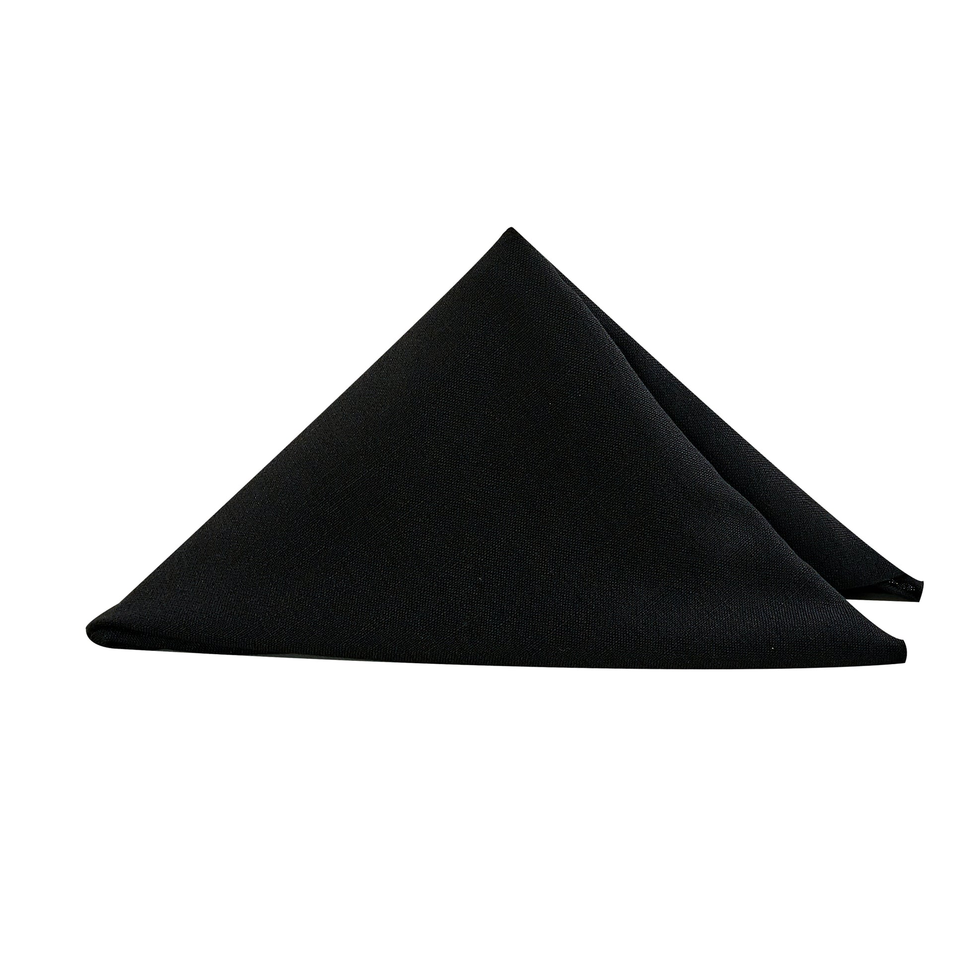 5 pcs/pk Premium Linen-Look Panama Weave 20"x20" Napkin - Black