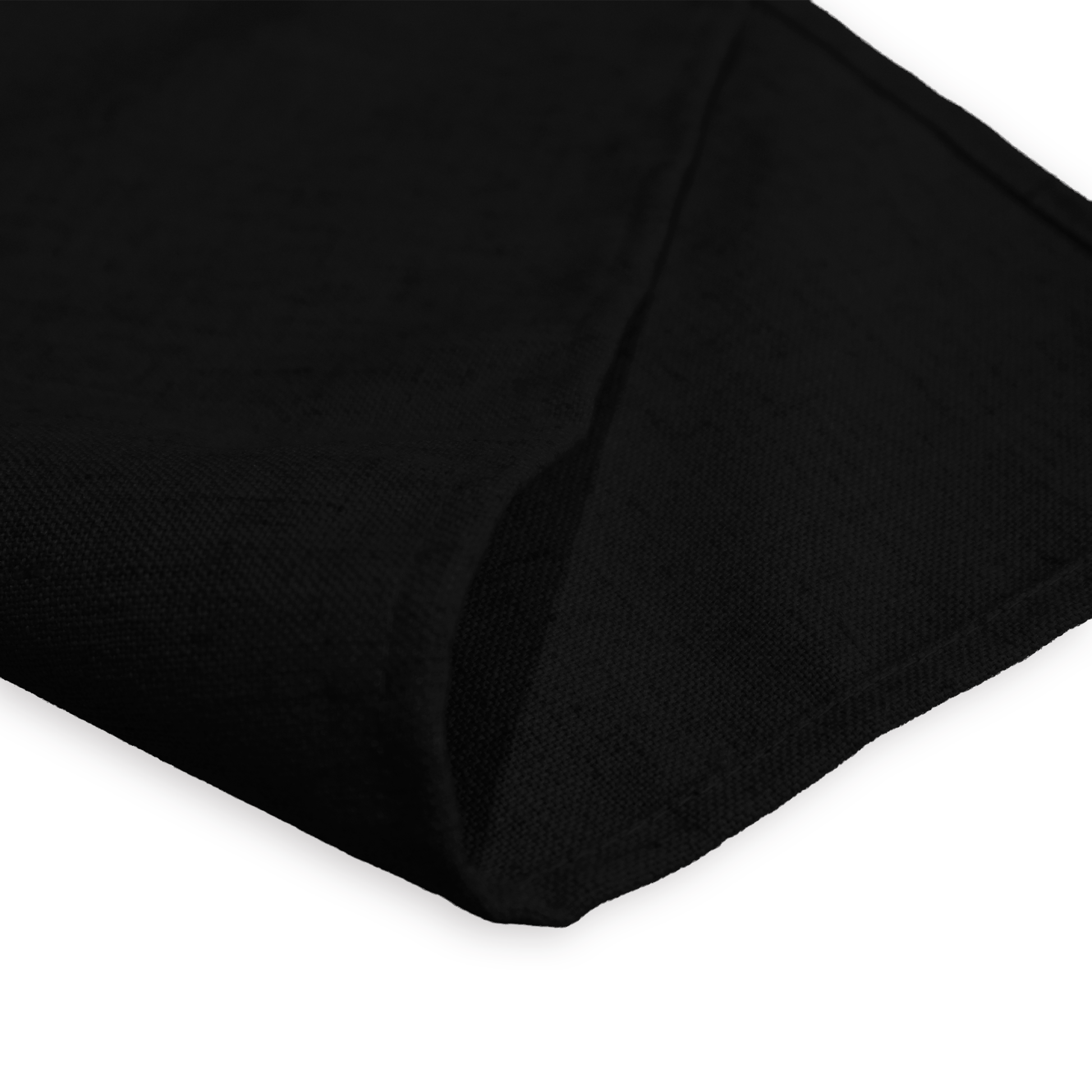 5 pcs/pk Premium Linen-Look Panama Weave 20"x20" Napkin Black