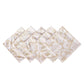 5 pcs/pk Vintage Lace Print Scuba 20"x20" Napkin Champagne/White bundle