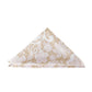 5 pcs/pk Vintage Lace Print Scuba 20"x20" Napkin - Champagne/White