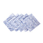 5 pcs/pk Vintage Lace Print Scuba 20"x20" Napkin Dusty Blue/White bundle