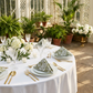 5 pcs/pk Vintage Lace Print Scuba 20"x20" Napkin Olive Green/White  wedding table setting