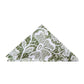 5 pcs/pk Vintage Lace Print Scuba 20"x20" Napkin Olive Green/White triangle fold
