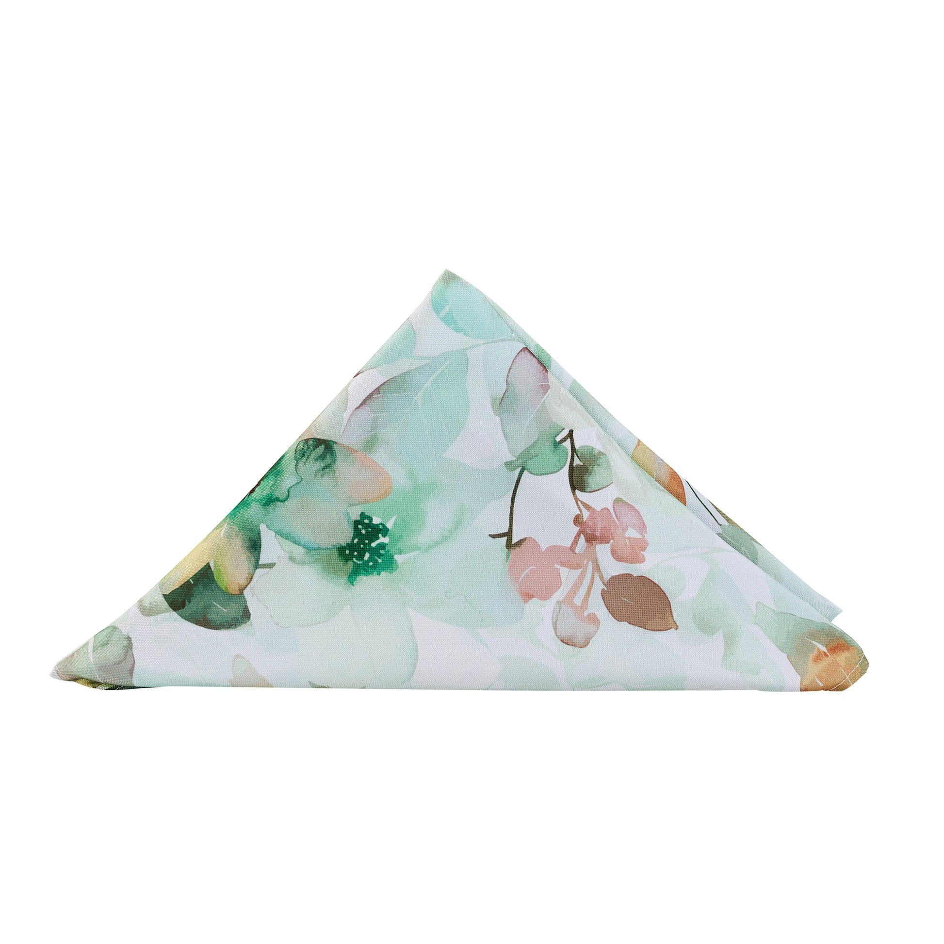 5 pcs/pk Watercolor Floral 20"x20" Napkin - Green
