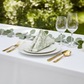 5 pcs/pk Leaf Branch Reversible Jacquard Napkin 20"x20" - Reverse  Olive Green  Simple Triangle Fold 45 Degree
