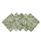5 pcs/pk Leaf Branch Reversible Jacquard Napkin 20"x20" - Olive Green 