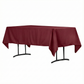 60"x120" Rectangular Premium Polyester Tablecloth Cabernet