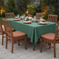 60"x120" Rectangular Premium Polyester Tablecloth - Eucalyptus