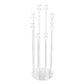 8 Arms Acrylic Candelabra Centerpiece - Clear