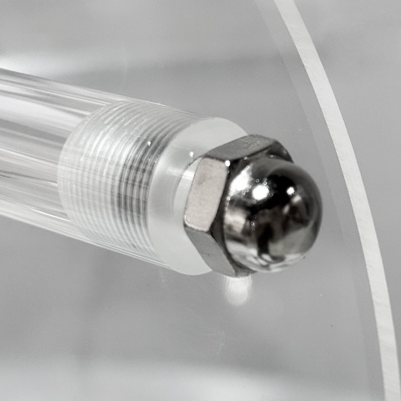 8 Arms Acrylic Candelabra Centerpiece - Clear