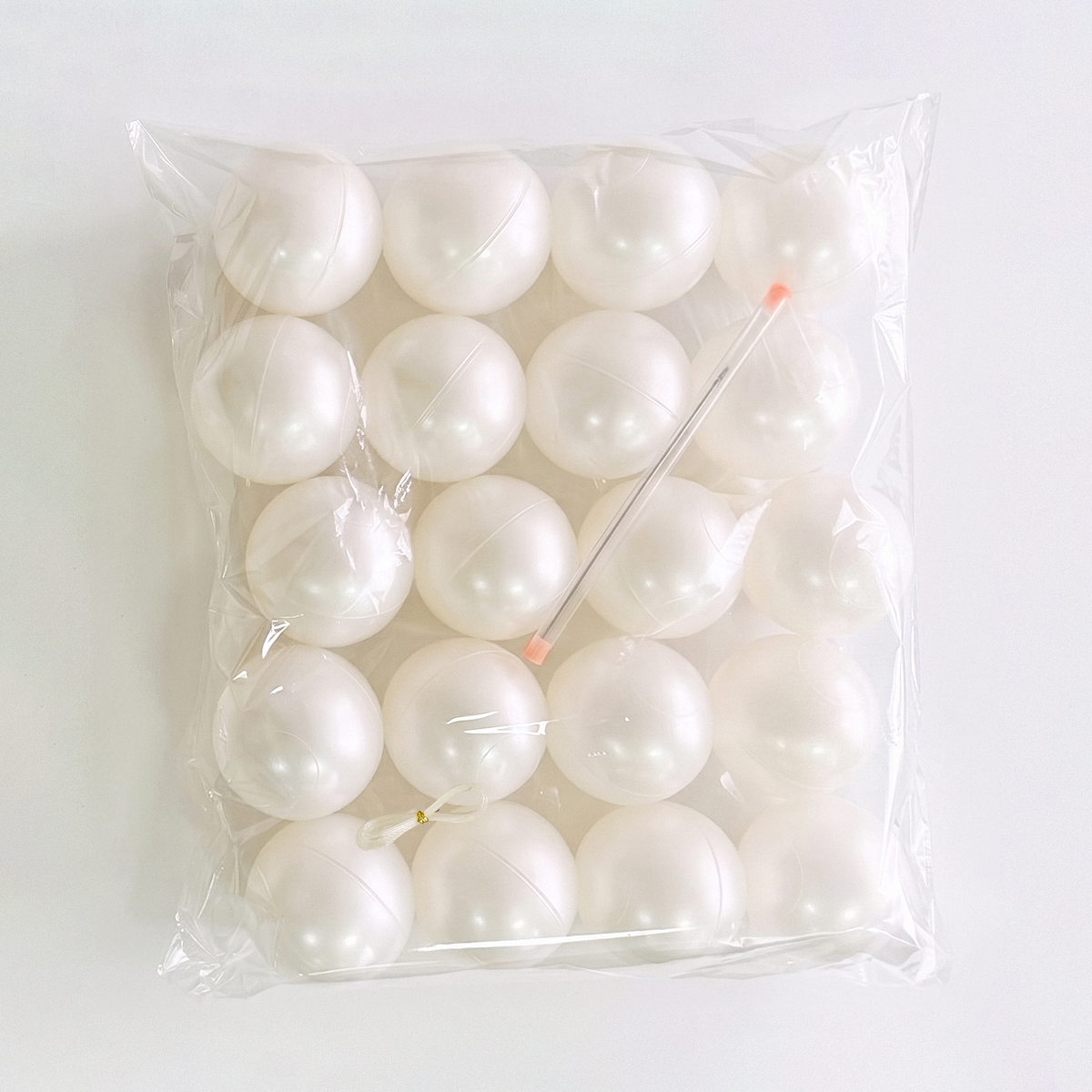 8cm Faux Pearl Beads DIY Garland (20pcs) - CV Linens