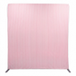 8ft x 8ft Striped Spandex Slip-on Backdrop Cover Pastel Pink - CV Linens