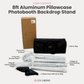 8ft Aluminum Pillowcase Photobooth Backdrop Stand box contents
