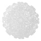 8 pc/set Filigree Acrylic Charger Plate Clear
