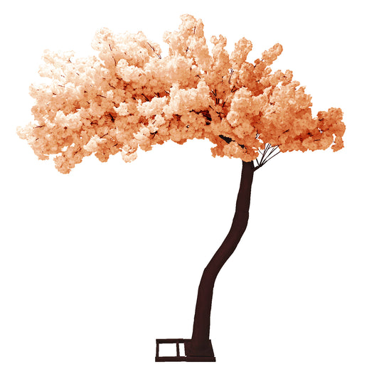 9.5ft Champagne Cherry Blossom Tree Backdrop Frame Stand