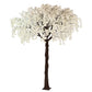 9.5ft Weeping Cherry Blossom Tree White full view