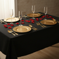 90"x108" Rectangular Oblong Premium Polyester Tablecloth - Black