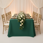 90"x132" Rectangular Oblong Premium Polyester Tablecloth - Forest Green