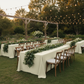 90"x132" Rectangular Premium Polyester Tablecloth (Square Corners) - Light Ivory/Off White