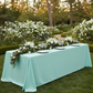 90"x156" Rectangular Oblong Premium Polyester Tablecloth - Turquoise