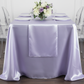 90"x156" Rectangular Satin Tablecloth - Lavender.