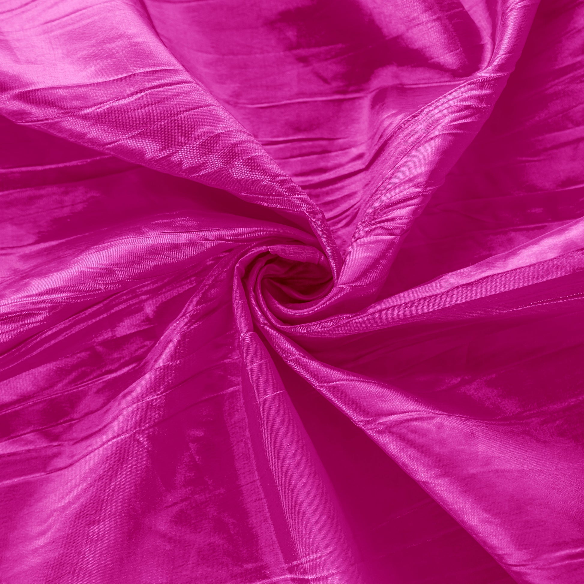 Accordion Crinkle Taffeta Fuchsia fabric
