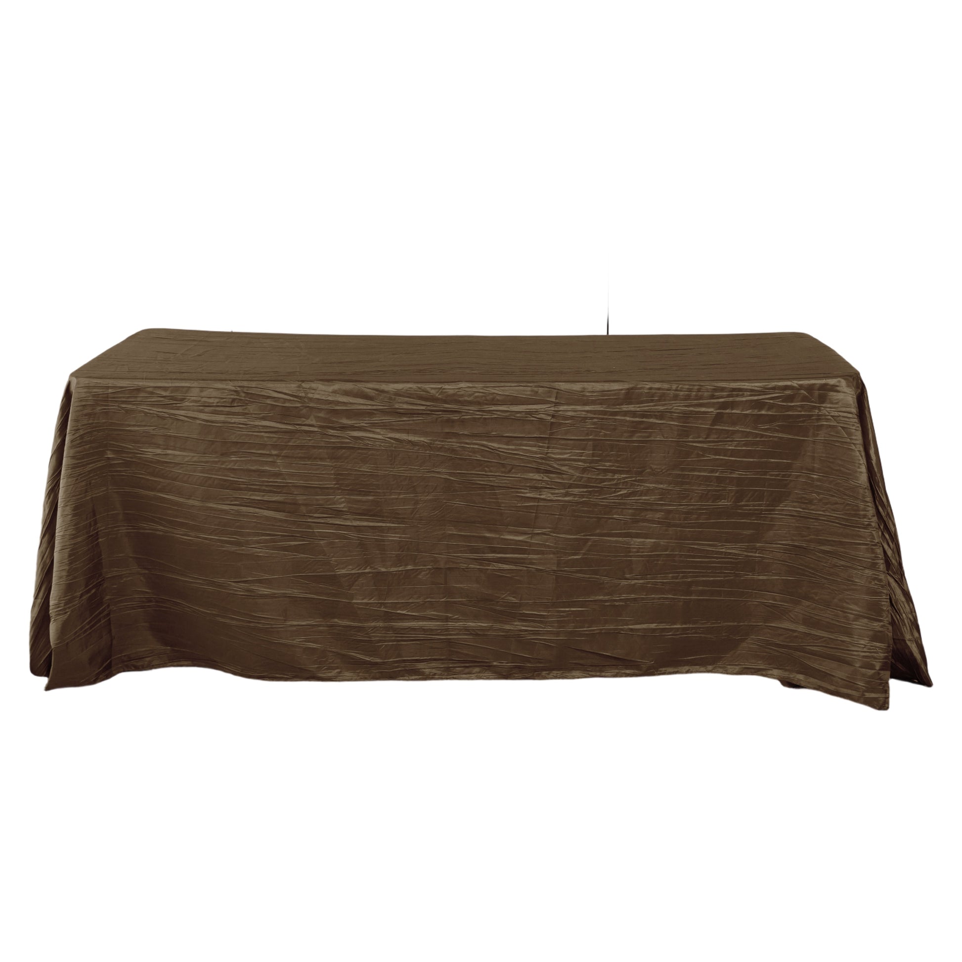 Accordion Crinkle Taffeta Rectangular Tablecloth front view
