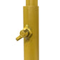 Adjustable Umbrella Centerpiece Stand with White Cover pole screw close up