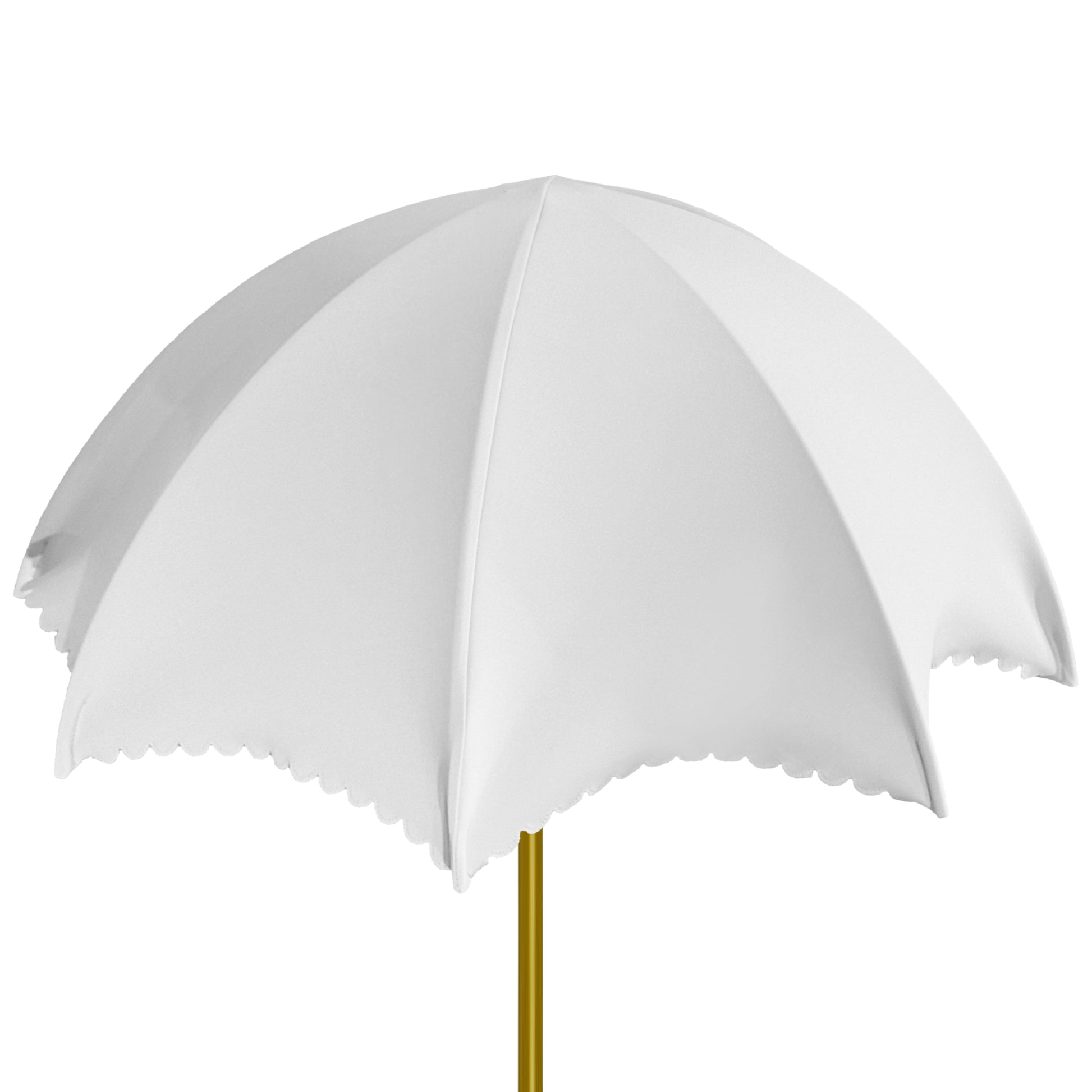clos eup of top of the Adjustable Umbrella Centerpiece Stand with White Cover