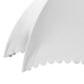 Adjustable Umbrella Centerpiece Stand with White Cover scallop edge finish