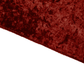 Velvet apple red table runner serged edge finish