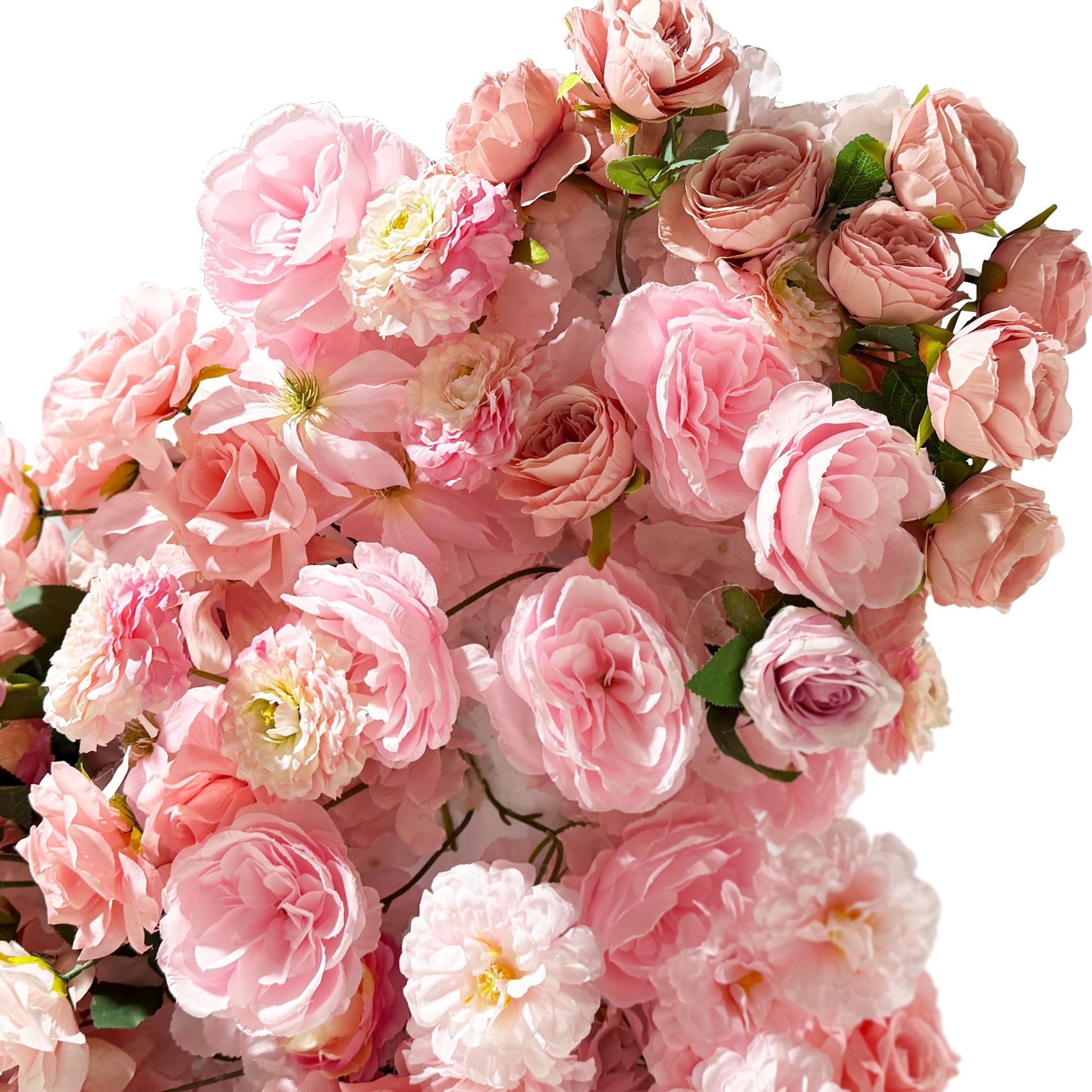 Artificial 3D Floral for Butterfly Backdrop Stand Pink wing close up