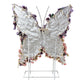 Artificial 3D Floral for Butterfly Backdrop Stand Lavender/Pink back view