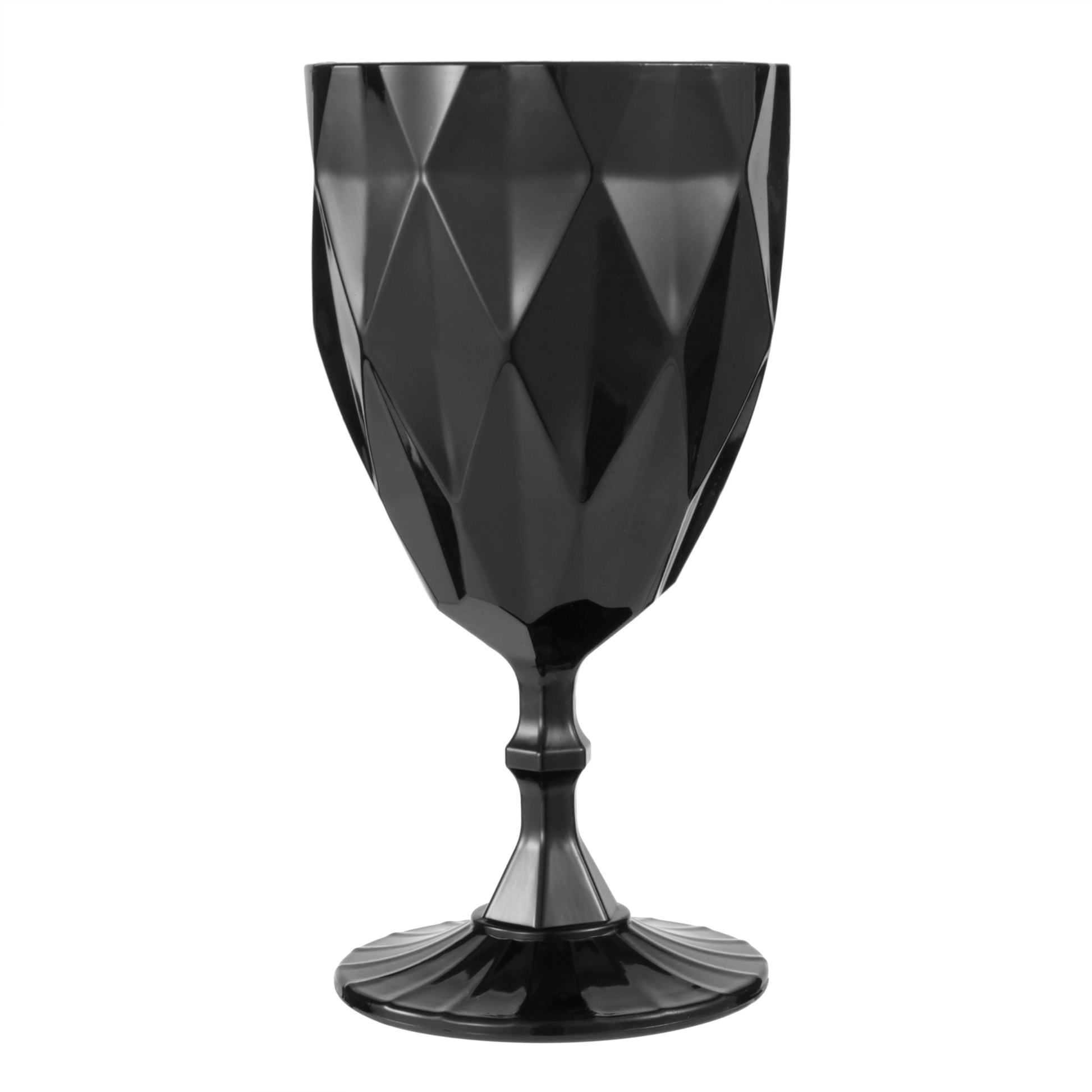 Black Vintage Acrylic Goblets (6 pcs/pk)
