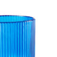 Blue Acrylic 11oz Wine Goblets Ripple Design (6 pcs/pk) - CV Linens