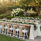 Burlap Chair Sash - Natural Tan