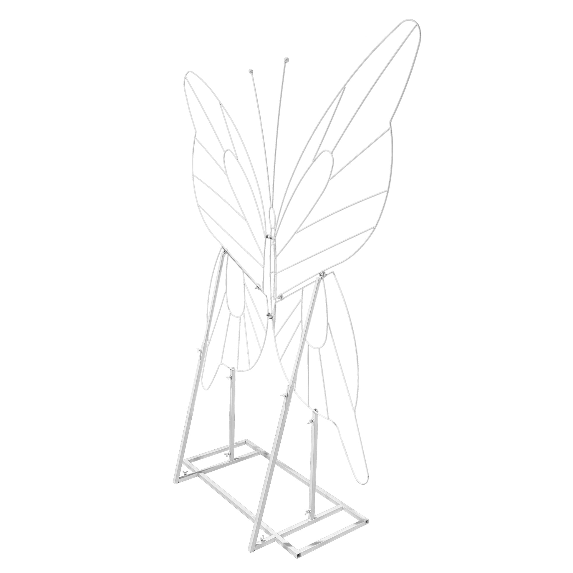 Butterfly Shape Backdrop Stand angled view