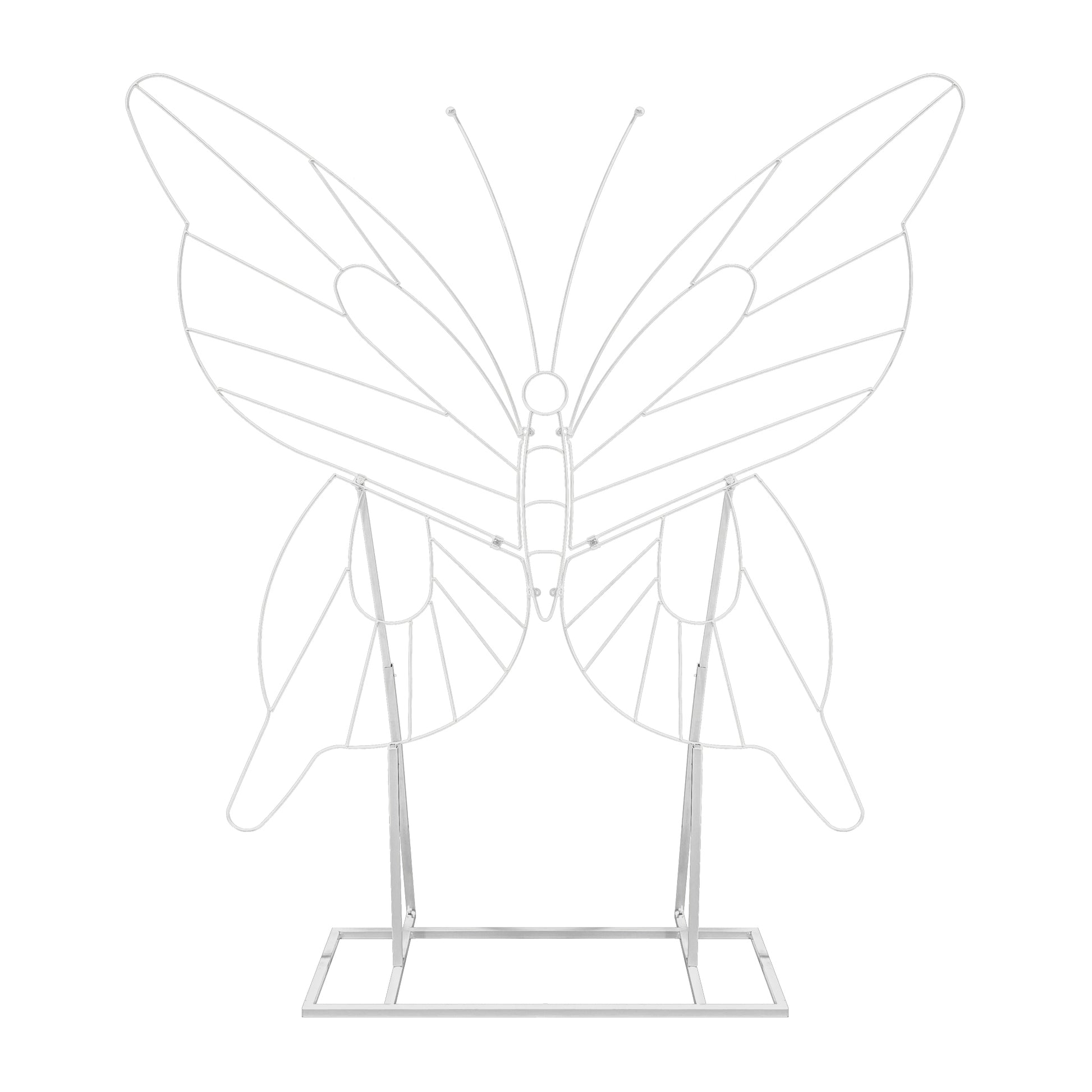Butterfly Shape Backdrop Stand back view