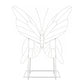 Butterfly Shape Backdrop Stand front view