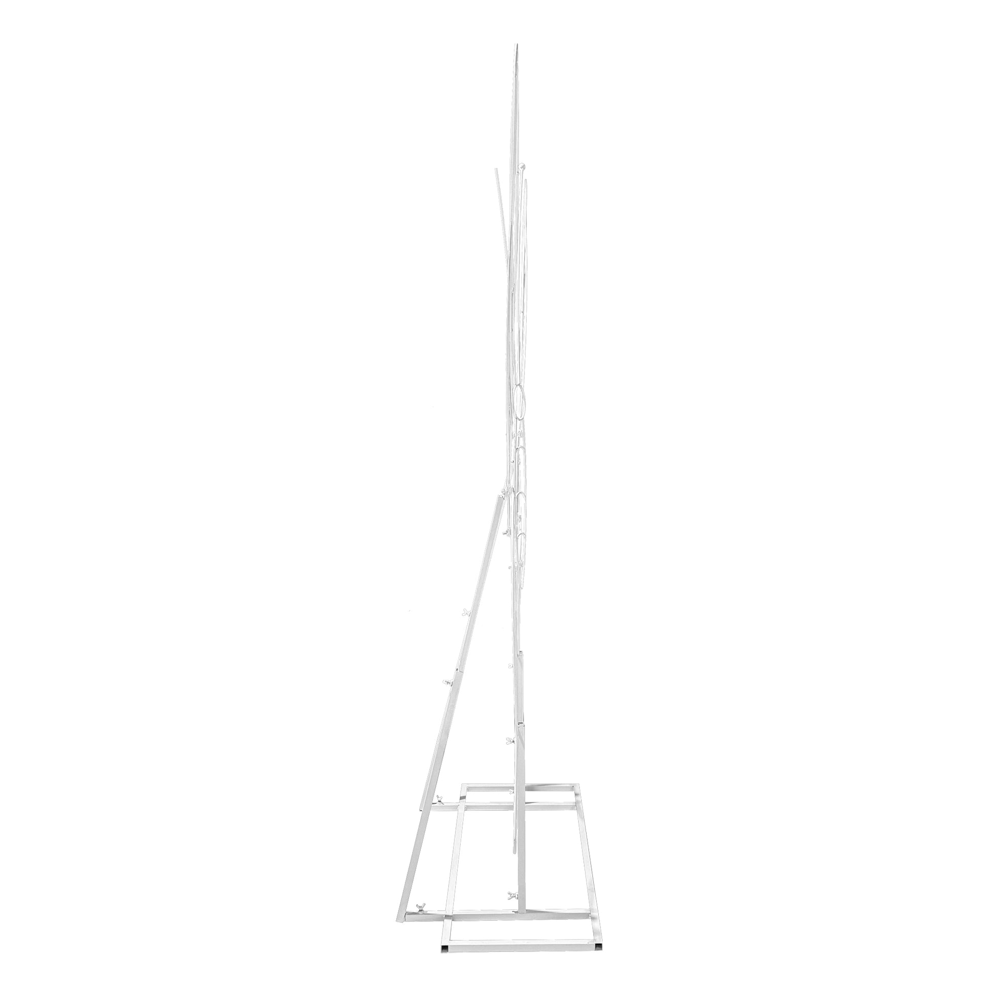 Butterfly Shape Backdrop Stand  side view