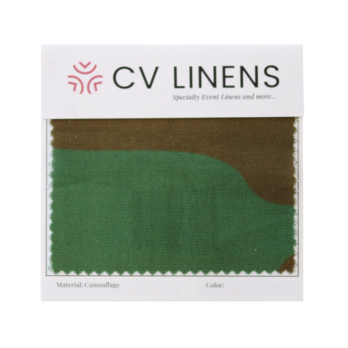 Camouflage Swatch Card – CV Linens™